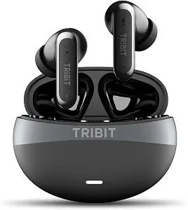 Tribit FlyBuds C3 Noise Cancelling Wireless Earbuds, 6-Mic Clear Calls