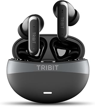 Tribit FlyBuds C3 Noise Cancelling Wireless Earbuds, 6-Mic Clear Calls