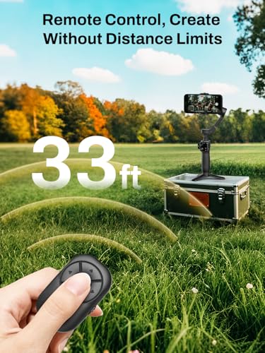 AOCHUAN Gimbal Stabilizer for iPhone w/Bluetooth Rem | Phone Accessori - Image 5
