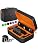 COOWPS Case for Steam Deck/Steam Controller 2 (2026), 6Pcs Thumb Grip Caps, Hard Shell Full Protection Portable Travel Storage Cases for Steam Deck OLED, Docking Station & Charger Adapter Cables