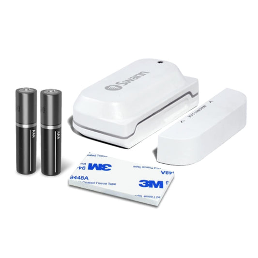 Swann Wireless Window/Door Alert Sensor. Easy Installation (Permanent or Temporary), Wi-Fi Connected, Battery Powered, No Hub Required, Get Alerts to Your Smartphone and Control Sensor Using The App