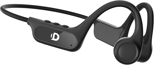 Open Ear Bone Conduction Headphones for Running - Bluetooth 6.0 Wireless Sport Earphones, Up to 12H Playtime, IP54, Built-in Mic, Secure Fit