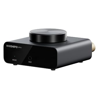 Mini Bluetooth Amplifier for Speakers, Stereo (50WX2)/Mono (100W)/Dual Mode (100WX2) Audio Amp, AUX and Bluetooth Inputs up to 20m, Bass Amplifiers for Passive Loudspeakers/Bass Shakers