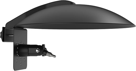 2 in 1 Security Camera Sun Rain Cover with Adjustable Mount, Compatible with Ring Spotlight Cam, Blink, Arlo, Wyze, Eufy, Google Nest, Black