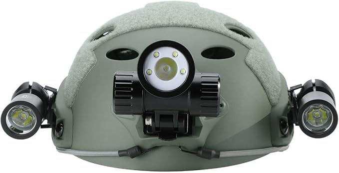 Bigblue Technical Diving Helmet, Two Mounts - Gray, X-Large