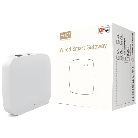 MOES Tuya ZigBee 3.0 Hub/Wired Gateway, Smart Home Bridge Remote Controller