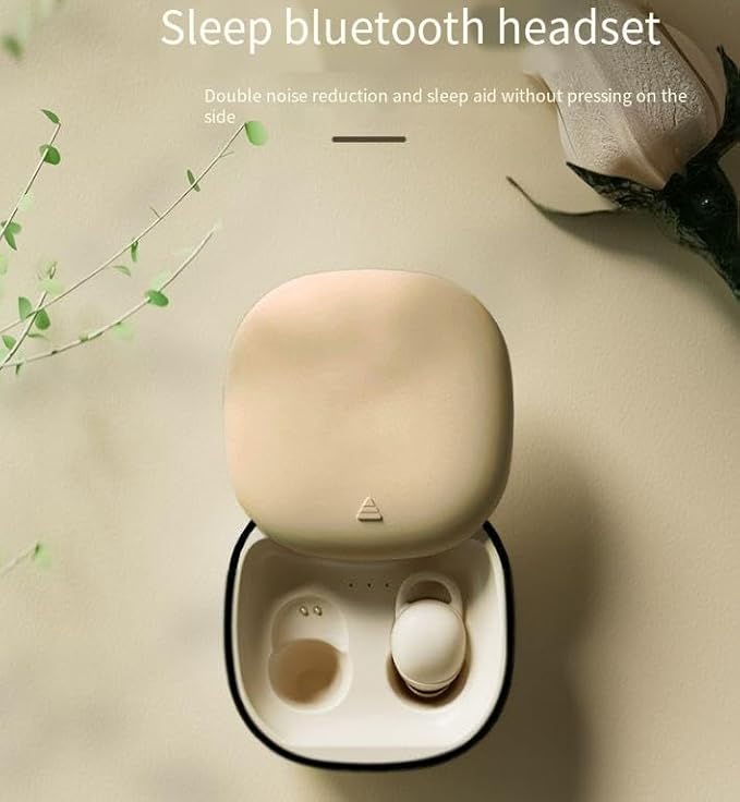 Invisible Wireless Bluetooth Sleep Earbuds for Side Sleepers,Smallest Invisible Sleep Headphones,Comfortable Noise Blocking Wireless Headphones for Small Ears Sleeping,Working,Hiking, Black