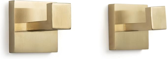 5-Piece Bathroom Hardware Accessory Set with Swivel Towel Rack, Modern 23-Inch Towel Bar Set Wall Mounted, Heavy Duty Stainless Steel Bathroom Accessories (Gold)