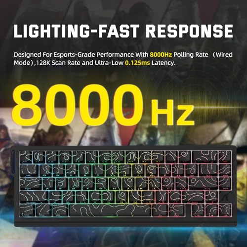 ATTACK SHARK X11 & X68 PRO HE Tri-Mode Wireless Gaming Keyboard Mouse Combo