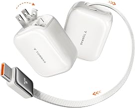 TORRAS FlexLine 35W USB C Charger, Dual-Port GaN Retractable Charger - Image 1