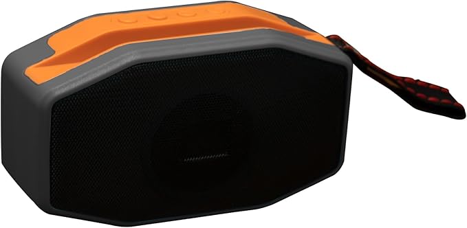 Bluetooth Speaker, Compact & Portable Speaker for Hiking, Support TF Card/USB, TWS Connection, HD Stereo Sound, Camping, and Beach (Black)
