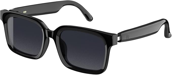 Bluetooth Audio Smart Sunglasses with Speakers, UV400 Protection Blue Light Blocking Glasses for Men Women