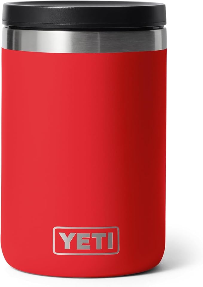 YETI Rambler 16 oz Food Jar, Vacuum Insulated, Stainless Steel, With Airtight Lid, Rescue Red