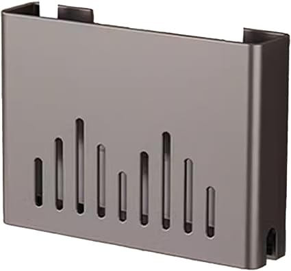 Router Shelf Box Hider Carbon Steel Wall Mounted Punch Free Design Routers Shelf Wall Mount WiFi for Bedroom Living Room Office Home(30cm/11.8in)