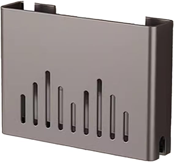 Router Shelf Box Hider Carbon Steel Wall Mounted Punch Free Design Routers Shelf Wall Mount WiFi for Bedroom Living Room Office Home(30cm/11.8in)