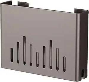 Router Shelf Box Hider Carbon Steel Wall Mounted Punch Free Design Routers Shelf Wall Mount WiFi for Bedroom Living Room Office Home(30cm/11.8in)