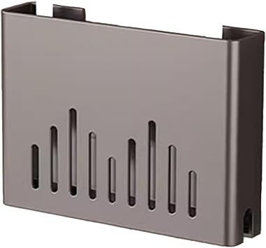 Router Shelf Box Hider Carbon Steel Wall Mounted Punch Free Design Routers Shelf Wall Mount WiFi for Bedroom Living Room Office Home(30cm/11.8in)