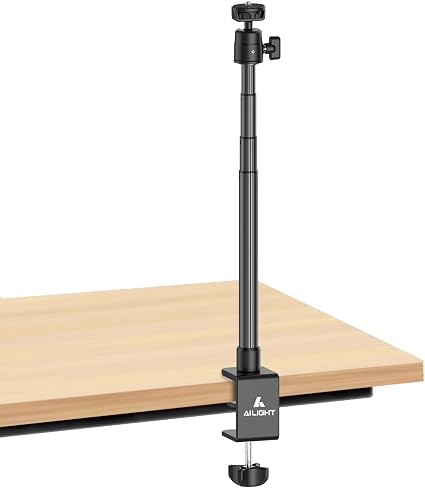 Ailight Adjustable Desk Camera Mount & Webcam Stand 10.8"-31.1" - Image 4