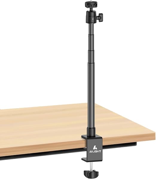 Ailight Adjustable Desk Camera Mount & Webcam Stand 10.8"-31.1" - Image 6