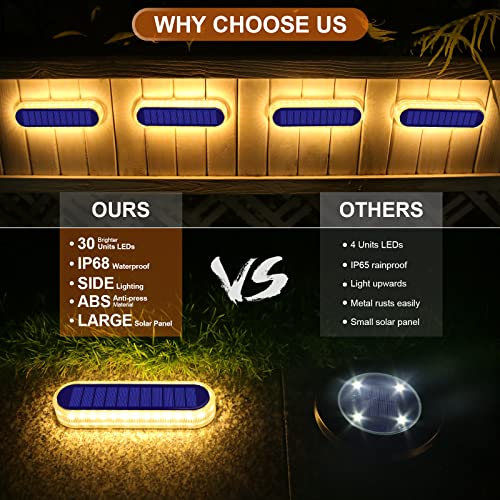Solar Step Lights — Stick-On Waterproof Deck Lighting - Image 4