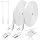 2 Pack 10FT Power Extension Cable Compatible with Wyze Cam v4/v3/OG,Wyze Cam Pan v3/v4,Blink,eufy,NestCam Indoor,Amazon Cloud Camera,USB A to USB C (White)