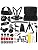Action Cameras Accessory Kit, Bonvvie 50-in-1 Sports Camera Accessory Kit Compatible with Hero 13/12/11/10/9/8/7 Black, Max/Fusion, Insta360 Osmo Action SJCAM SJ6000 SJ5000 Campark REMALI