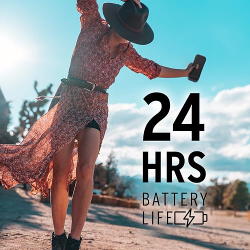 Klipsch Nashville Portable Bluetooth Speaker with a 2.25" full range drivers for 360 degree audio, IP67 dust and waterproof rating, 24 hours of playtime for a premium live concert experience