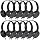 Classroom Headphones Bulk 10 Pack,Students On Ear Headsets,Comfy Swivel Earphones for Computer,School,Library,Airplane,for Online Learning and Travel,Premium Stereo Sound 3.5mm Jack (Black)