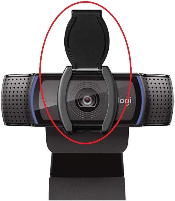 LZYDD Privacy Shutter Protects Lens Cap Hood for Logitech HD Pro Webcam C920 / C930e / C922 / C922x
