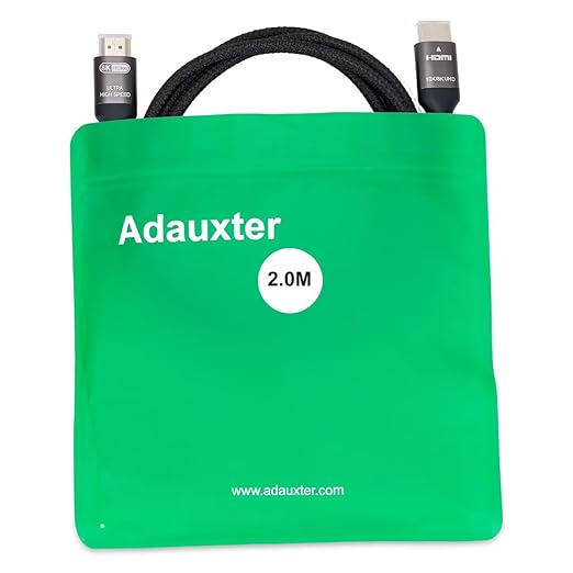 Certified 10K 8K HDMI 2.1 Cable 6.6 FT, 48Gbps Ultra High Speed HDMI® Cord Ethernet CEC 4K 240Hz 165Hz 144Hz 120Hz 8K 60Hz eARC Netflix HDCP2.3 HDR10+ PC Laptop RTX5090 TV Monitor Projector X-box PS5