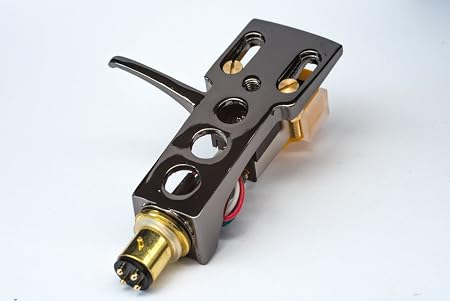 Titanium Plated Headshell, Mount with Cartridge and Stylus, Needle for Stanton T 50, T 52, T 55 USB, T 60, T 62, T 80, T 92, T92 USB, T 120, ST 100, ST 150