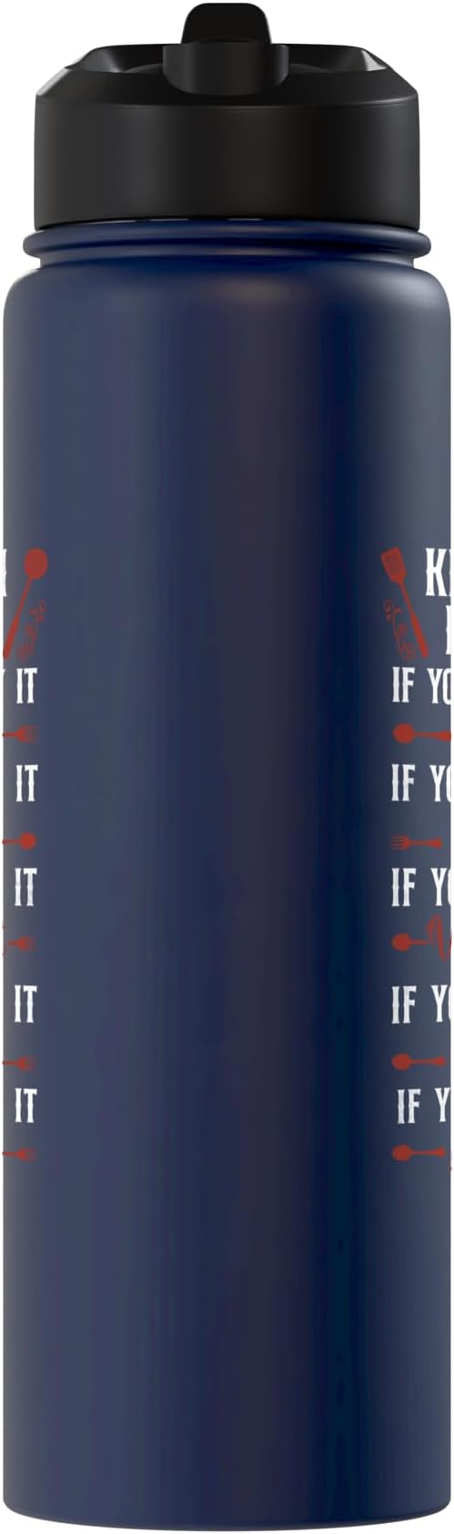 Cooking Cook Kitchen Chef Stainless Steel Insulated Water Bottle