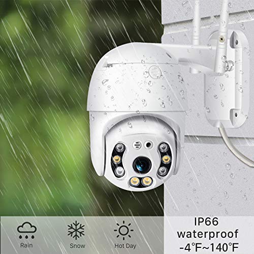 Pan Tilt Outdoor Security Camera, 1080P Home WiFi IP | Home Security C - Image 4
