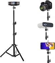 Projector Floor Stand, Portable Tripod Mount - Folding Stand for Projector, Camera, Webcam (18" to 40") - Supports Up to 3lbs (1.5kgs) - Image 1