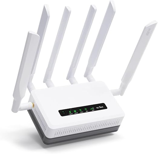 GL.iNet GL-XE3000 Puli AX 5G Router with Dual SIM and 6400mAh Battery