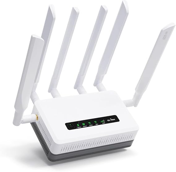 GL.iNet GL-XE3000 Puli AX 5G Router with Dual SIM and 6400mAh Battery