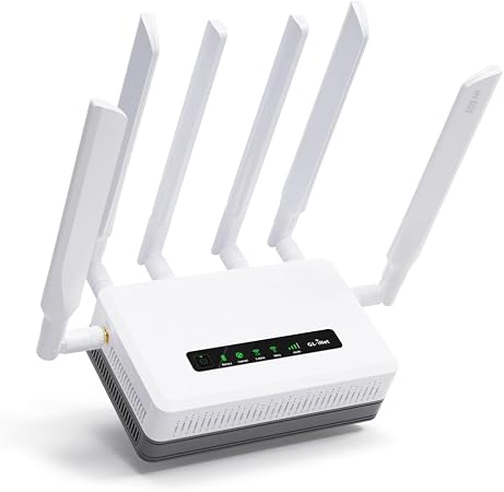 GL.iNet GL-XE3000 Puli AX 5G Router with Dual SIM and 6400mAh Battery