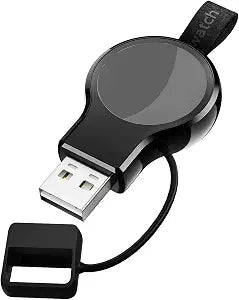 LVFAN Charger for Apple Watch, Portable iWatch Charger USB Wireless Charger Fast Charging Magnetic Cordless Car Travel Charger for Apple Watch Series 10 9 8 7 6 5 4 3 2 1 SE Ultra 2 Ultra (Black)