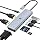 USB C Hub, Tiergrade 9 In 1 Triple Display Collage Display Laptop Docking Station with 2 4K HDMI, VGA, PD, USB 3.0 and TF/SD Card Reader, USB C Dock for MacBook/Dell/HP/Lenovo and Other Type-C Laptops