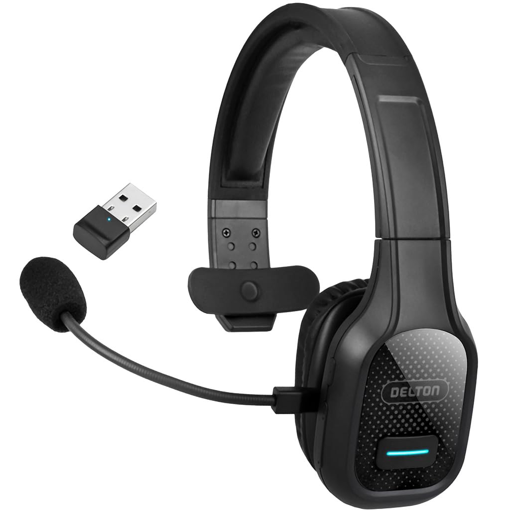 Delton 20X Wireless Computer Headset with USB Dongle