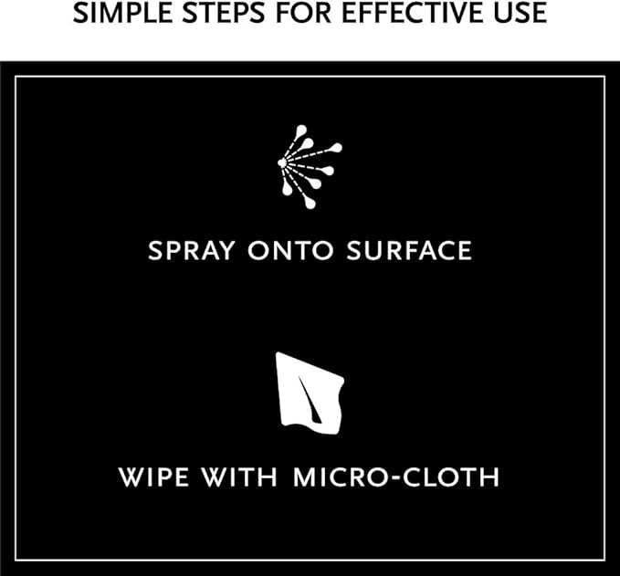 | Whiteboard & Chalkboard Cleaner Spray & Micro-Fiber Cloth Kit, Natural & Non-Toxic, Fragrance Free/Unscented, Includes Micro-Fiber Cleaning Cloth, Restores Boards, 12 Ounce