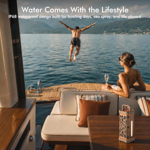 TRAVOR Premium Magnetic Bluetooth Speaker for Patio, - Image 6
