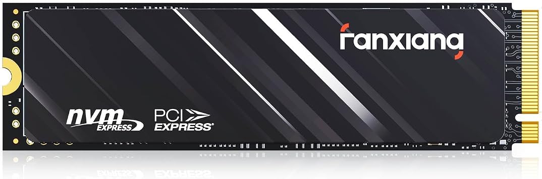 fanxiang 500GB NVMe SSD PCIe Gen4 M.2 SSD, Up to 4700 MB/s, Internal Gaming SSD for PS5, 3D NAND SLC Cache Solid State Drive Upgrade Storage for PC/Laptops S690Q