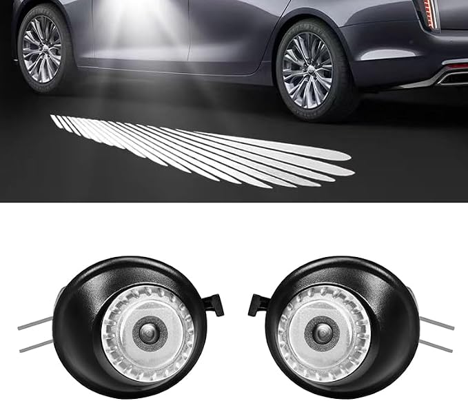 2 PCS LED Welcome & Puddle Lights Compatible with Cadillac