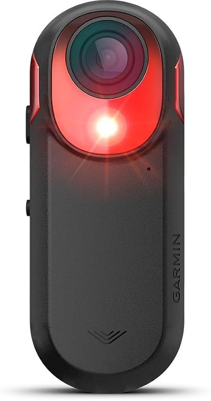 Garmin Varia RCT715, Rearview Radar w Camera & Tail Light, Built-in Camera