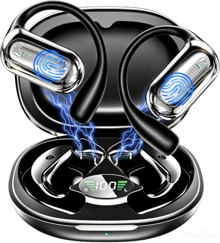 Open Ear Earbuds – Hi‑Fi OWS Noise‑Cancelling Earphones, AI Optimized Audio