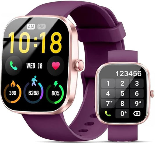 Smart Watch for Men Women (Answer/Make Call), 2025 New 1.91" HD SmartWatch, Fitness Watch with 120+ Sport Modes, IP68 Waterproof, Heart Rate/Sleep Monitor, Pedometer, Activity Tracker for Android iOS