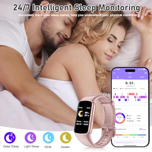 Fitness Tracker with 24/7 Heart Rate, Blood Oxygen, Sleep Tracker, 1.47''Waterproof Fitness Watch, Activity Tracker with Step Tracker for Women Men