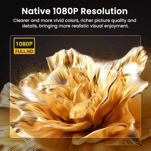HAPPRUN Native 1080P Bluetooth Projector - Standard