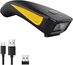 NETUM Mini Barcode Scanner Bluetooth Compatible, Portable Bar Code Reader